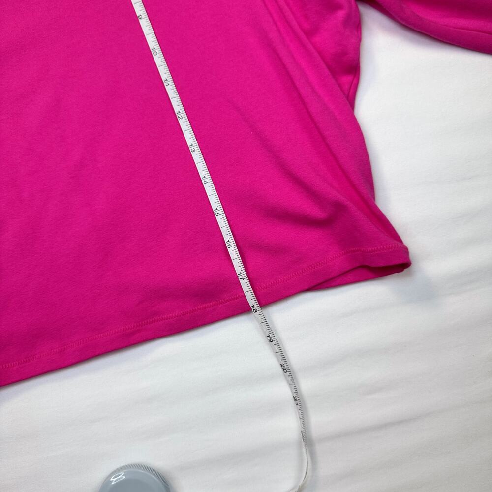 SKIMS Hot Pink Cropped Tee 4XL Rare Barbiecore Y2K 4U I WOULD Festival Statement - Picture 11 of 16